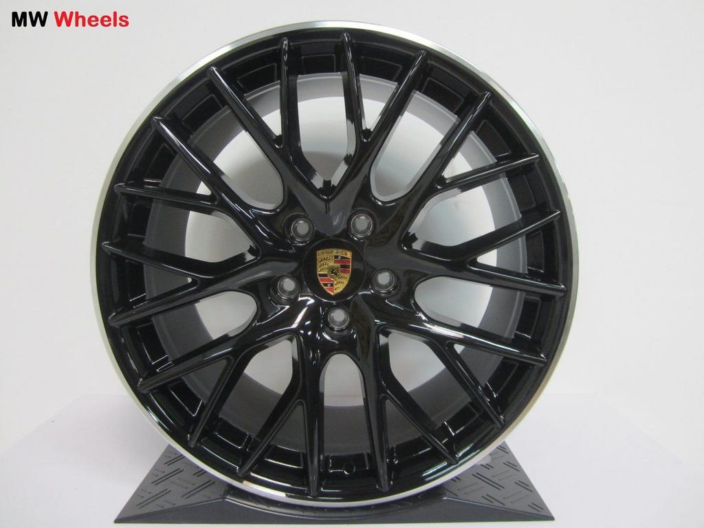 Originele Porsche Panamera 971 21 inch velgen Sport Design, Auto-onderdelen, Banden en Velgen, Gebruikt, Velg(en), -, -