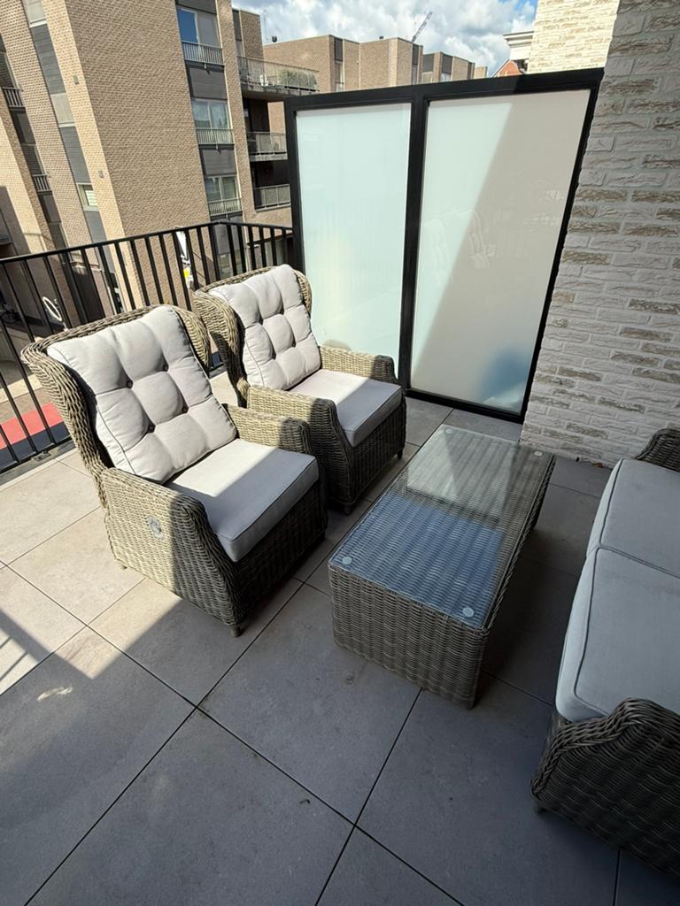 Tuinset, Tuin en Terras, Tuinsets en Loungesets, Ophalen, 4 zitplaatsen, Gebruikt, Bank