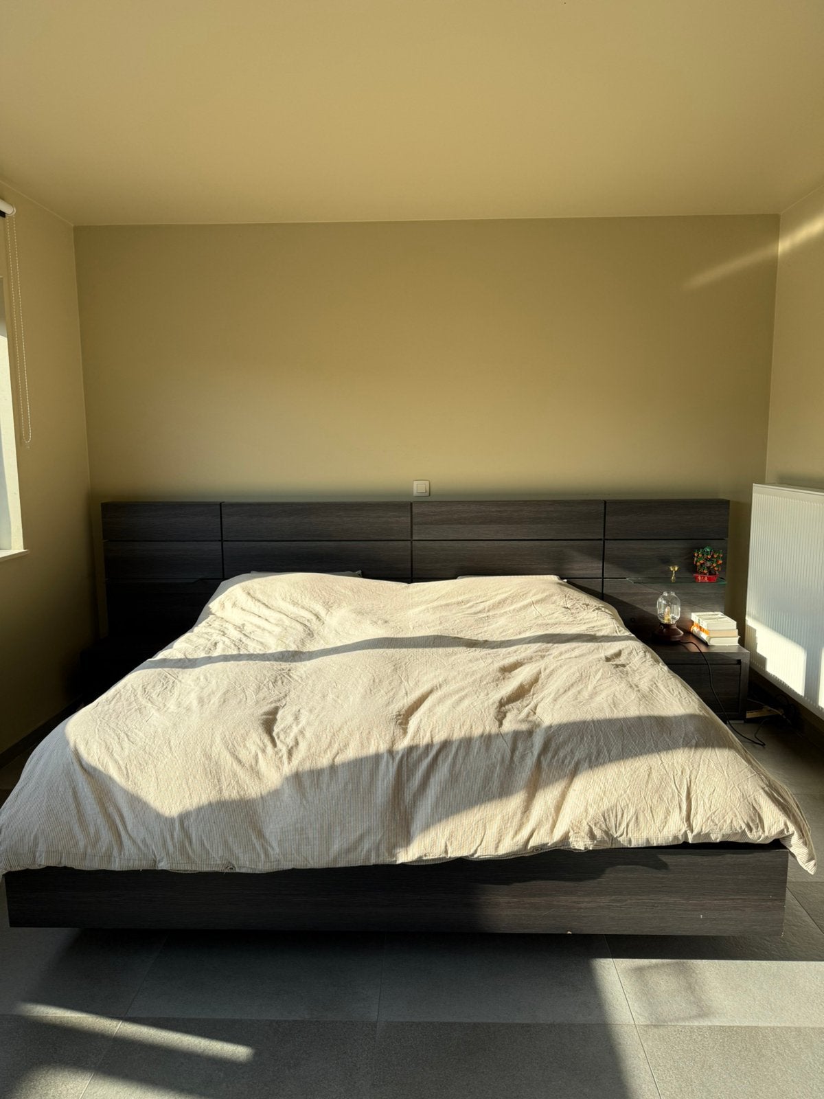 Complete slaapkamer ( donkerbruin), Maison & Meubles, Chambre à coucher | Chambres à coucher complètes, Utilisé, Deux personnes