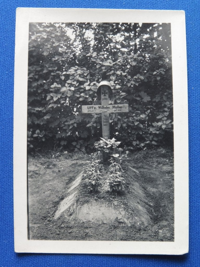 Originele WO2 Foto Duits Soldatengraf Duinkerken 1940 (20), Envoi, Armée de terre, Autres types
