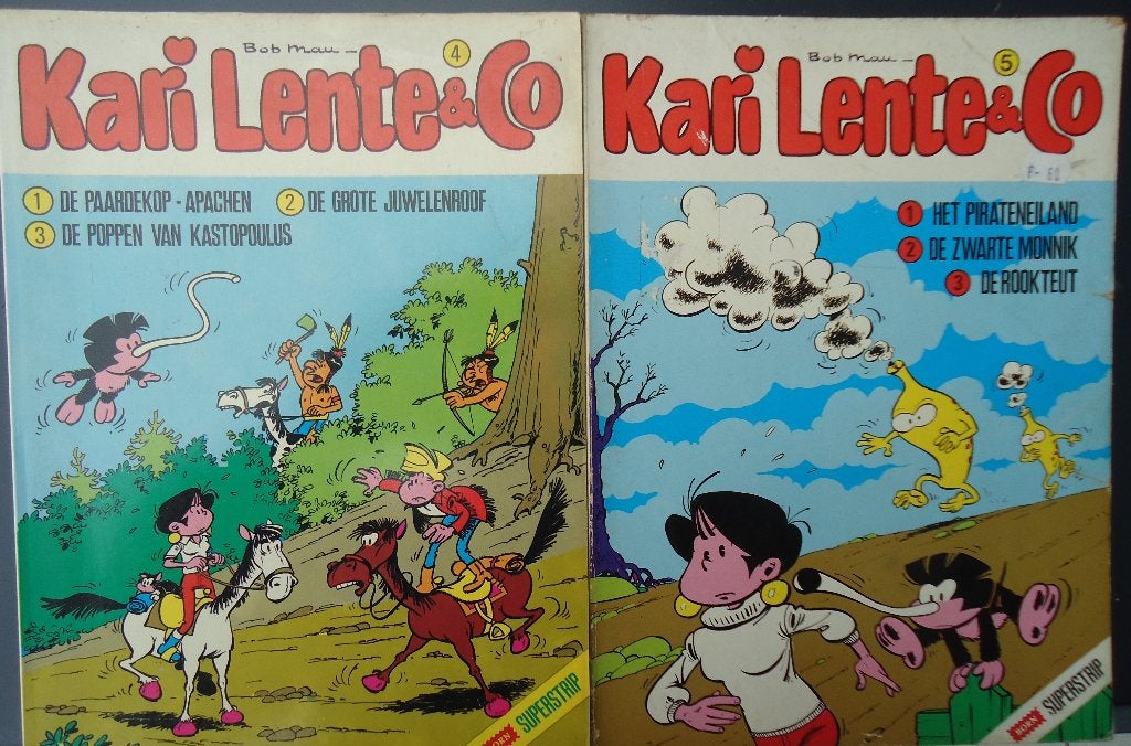6 x Kari Lente, Meerdere stripboeken, Ophalen of Verzenden, Gelezen