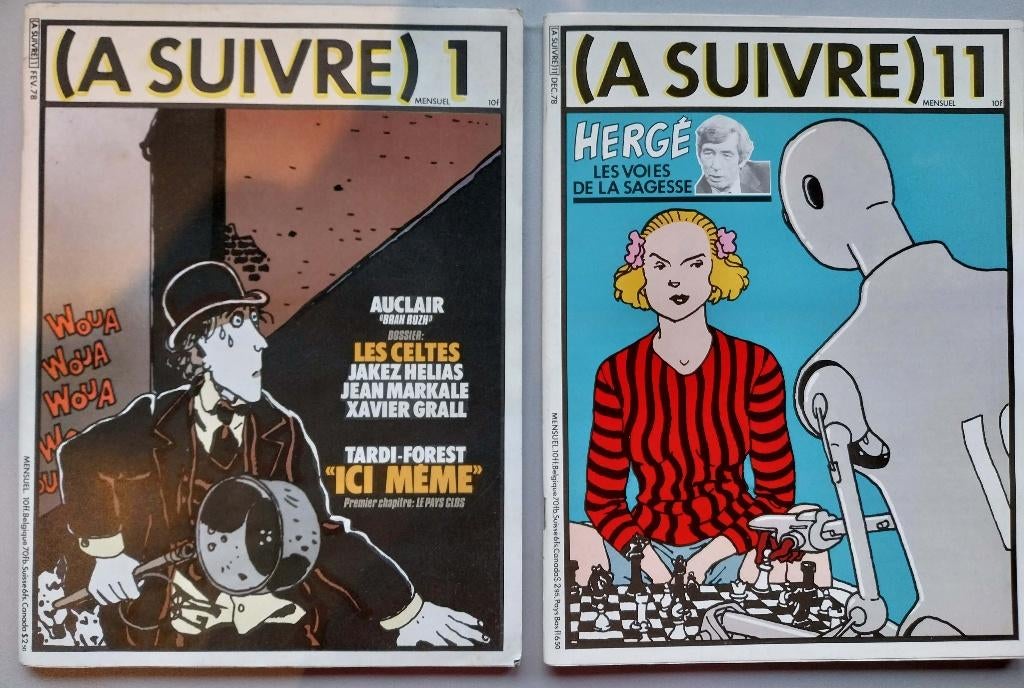 A Suivre collection complete 1978 1997, Ophalen, Nieuw