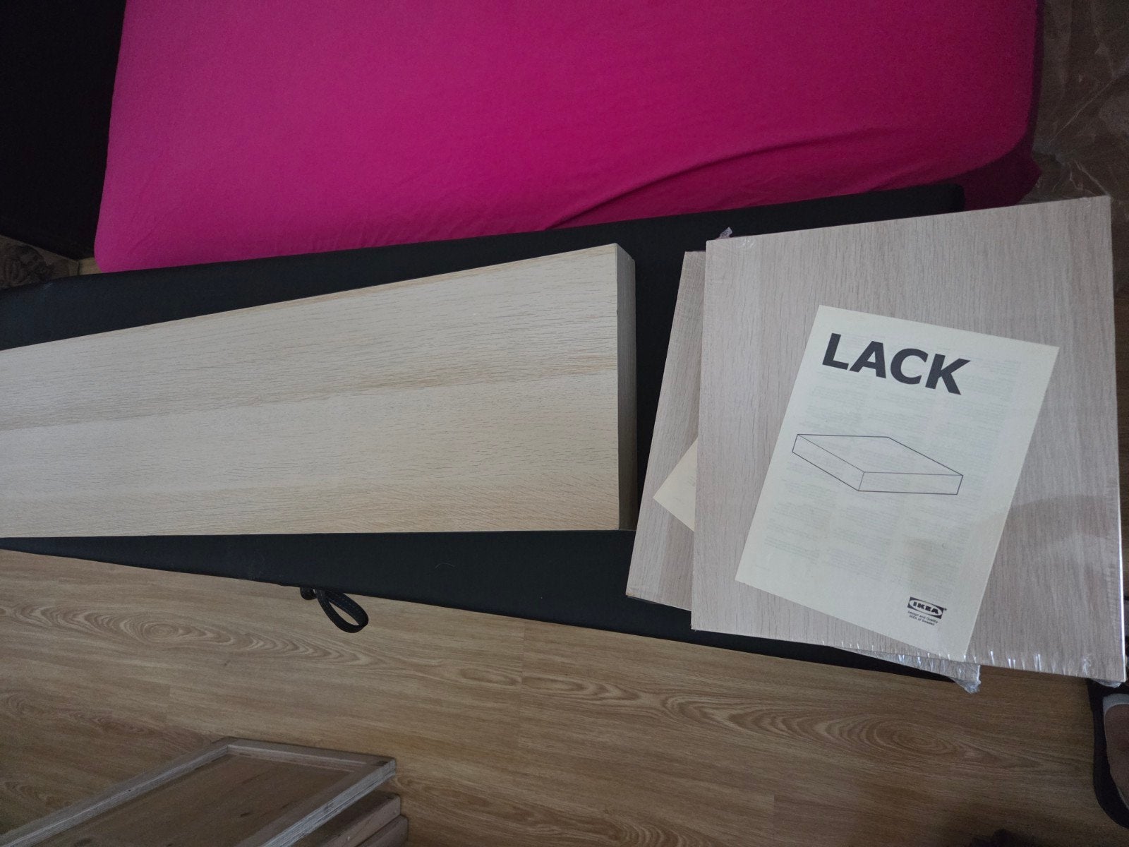 3 wand planken, schabben, Ophalen