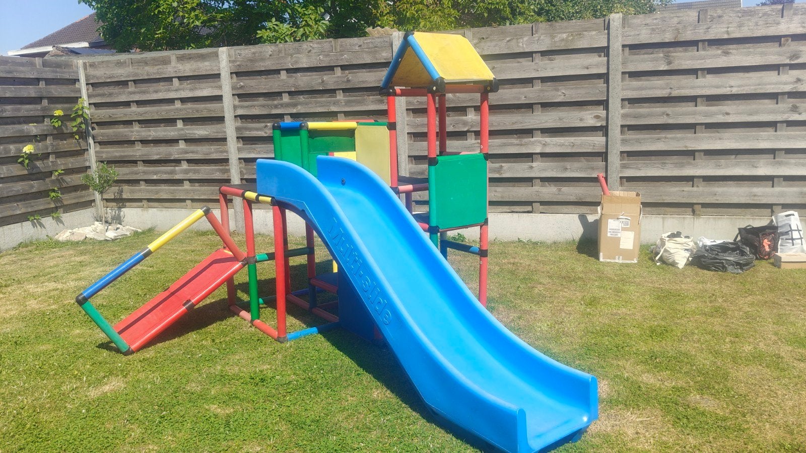 Kinder speeltuin met waterglijbaan Quadro, VEEL extra's!, Enlèvement, Toboggan