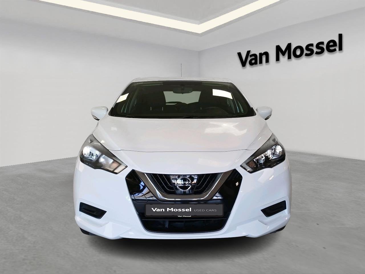 Nissan Micra, Auto's, Stof, Gebruikt, Wit, https://public.car-pass.be/vhr/0f3d9f0e-ef3a-4774-9ebc-d888bdd80db3