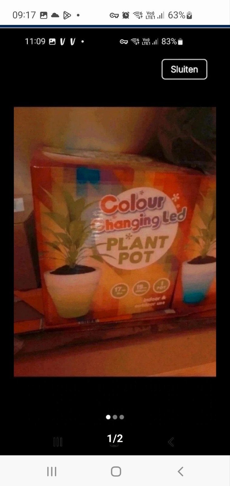 nouveau pot de fleurs qui change de couleur, Jardin & Terrasse, Enlèvement ou Envoi