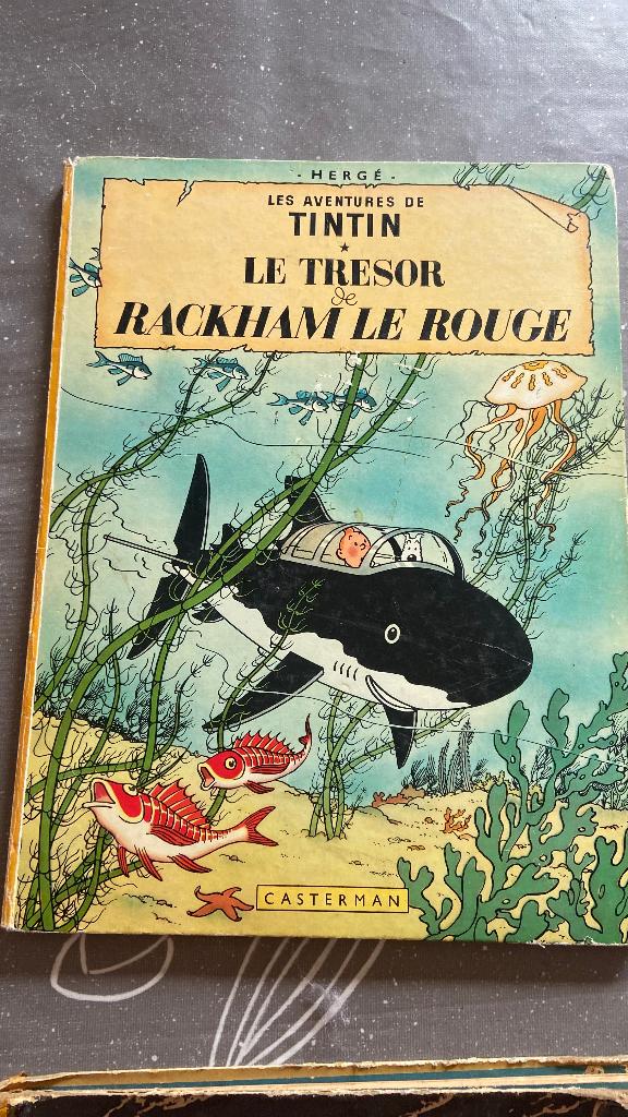 Boeken Tintin en 1 Kuifje, Meerdere stripboeken, Herge, Ophalen, Gelezen