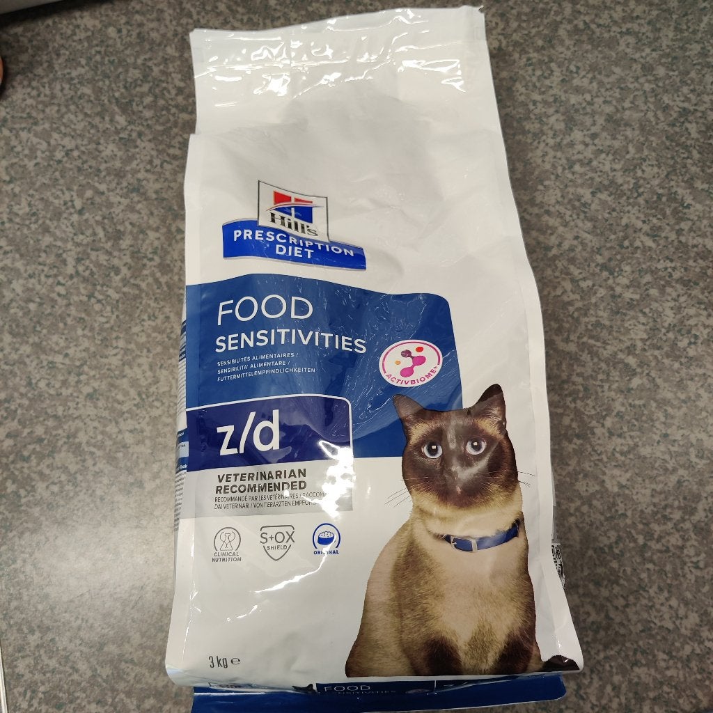hill's prescription diet food sensitivities z/d 3 kg cat, Dieren en Toebehoren, Ophalen, Kat