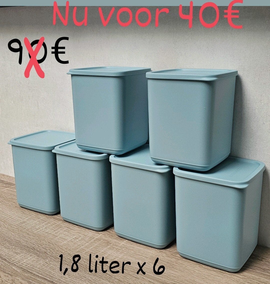 Tupperware set cubix, Ophalen of Verzenden