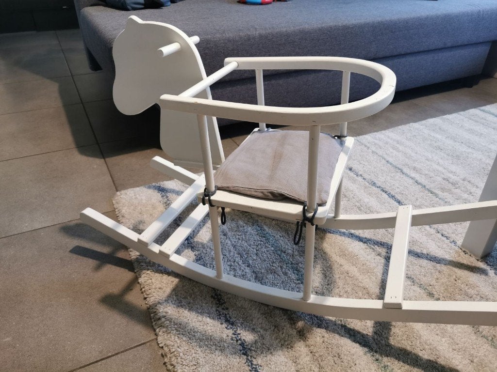 Cheval à bascule en bois, Enlèvement, Comme neuf