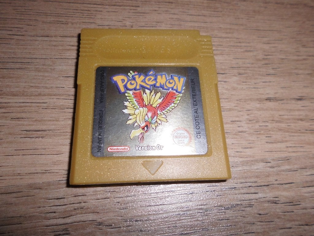 Pokémon-game op de game boy-console „gouden versie”, Games en Spelcomputers, Games | Nintendo Game Boy, Ophalen of Verzenden