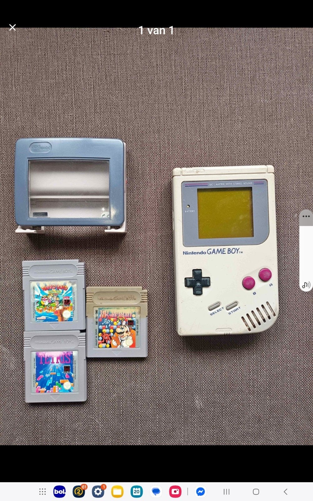 Nintendo gameboy classic met extra, Games en Spelcomputers, Ophalen of Verzenden