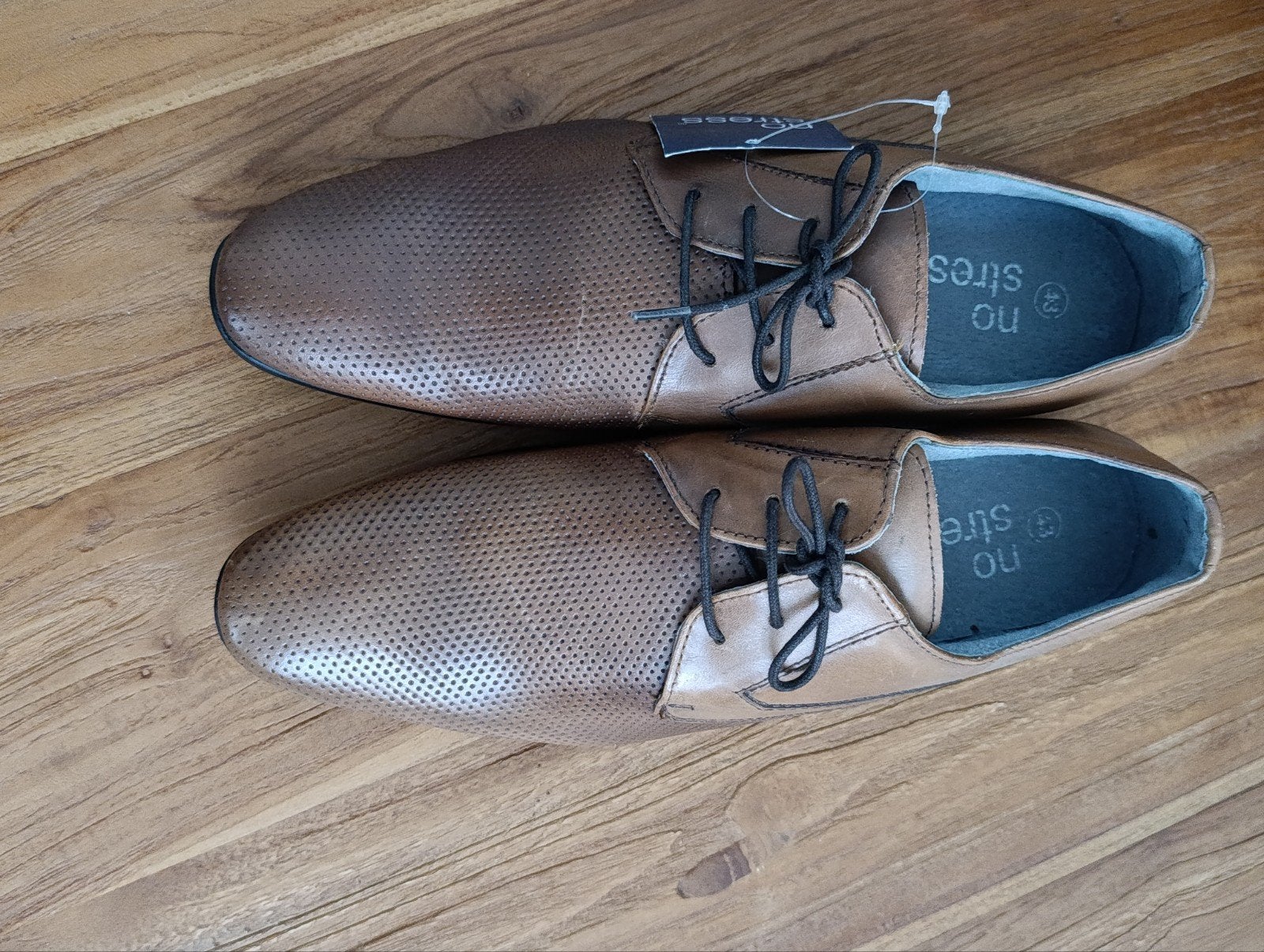 NO STRESS herenschoenen maat 43 NIEUW, No Stress, Bruin, Nieuw, Ophalen of Verzenden