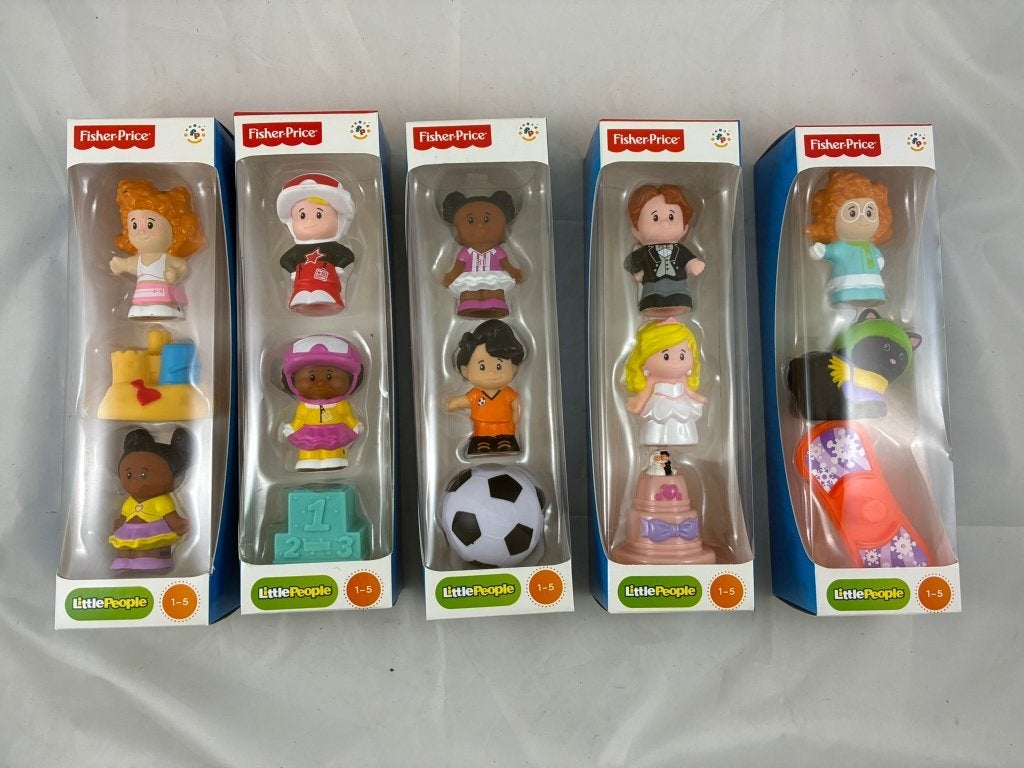 Fisher Price Little People Figuren Set van 5 thema tubes, Kinderen en Baby's, Speelgoed | Fisher-Price, Verzenden, Nieuw, Speelset
