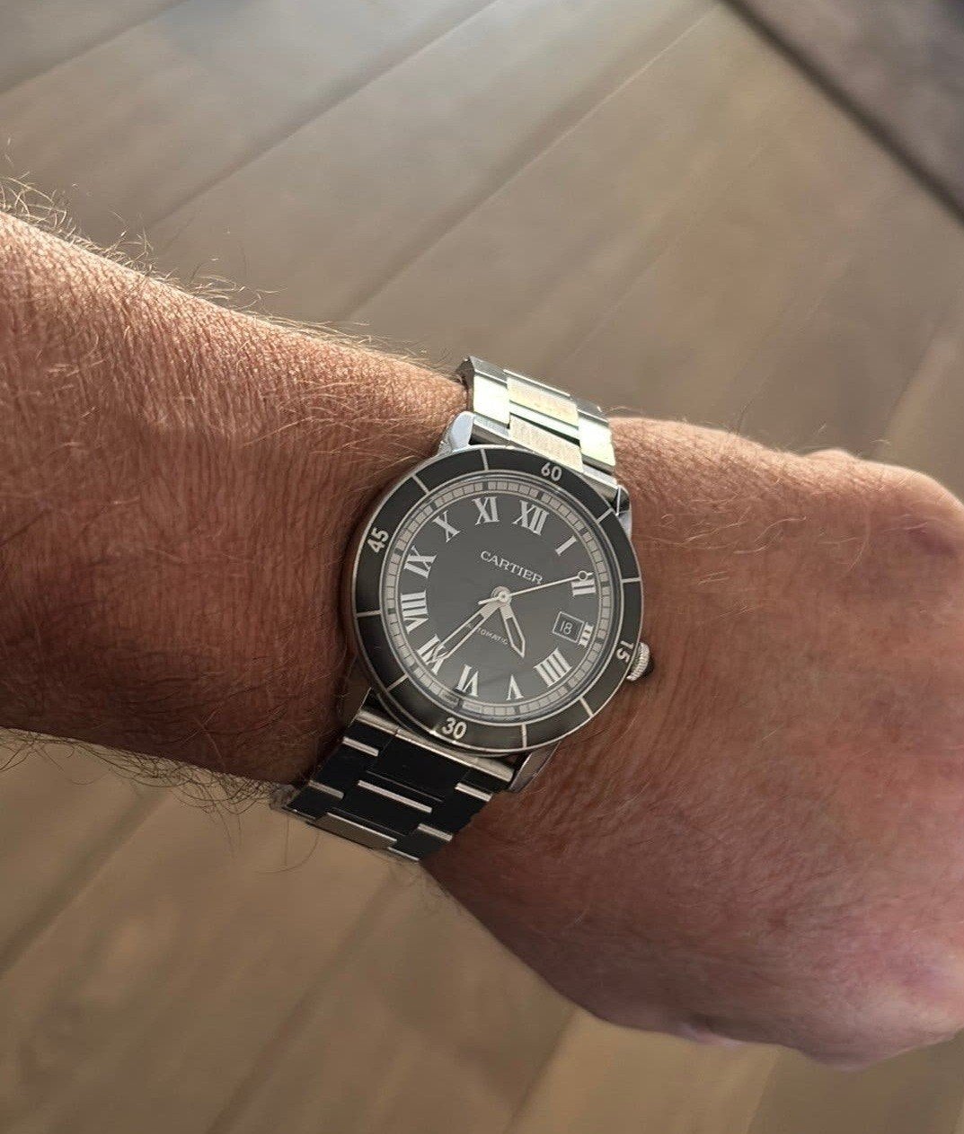 cartier horloge, Ophalen, Staal, Polshorloge, Staal