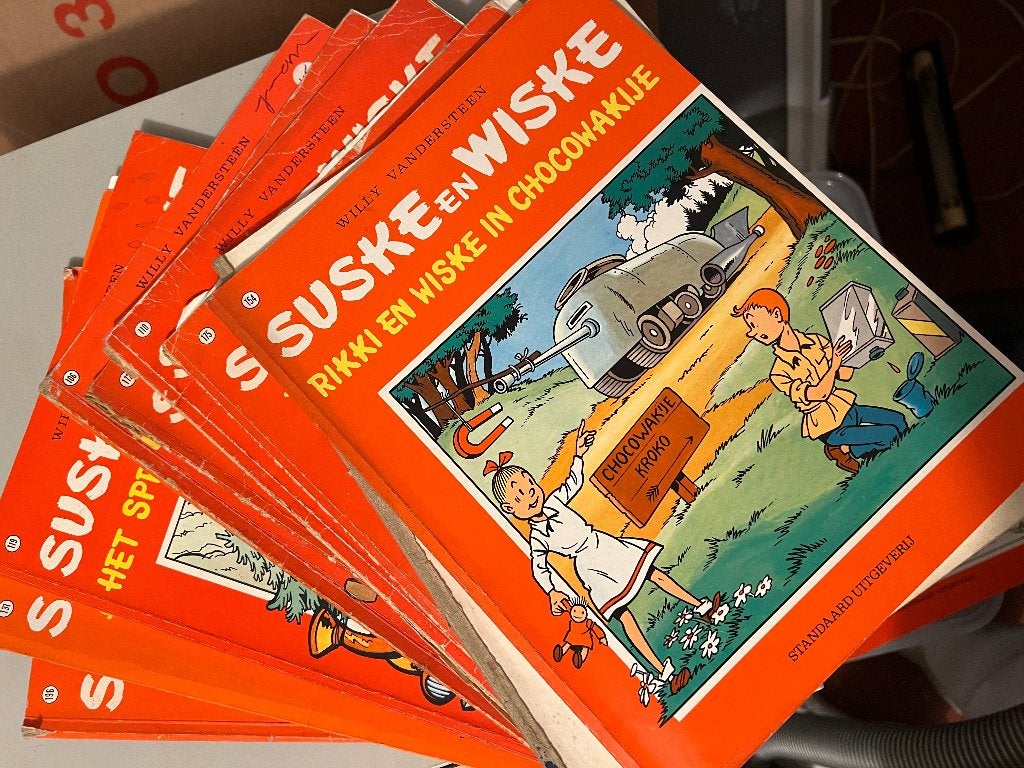Suske en wiske 8 stuks, Boeken, Gelezen, Willy vandersteen, Ophalen of Verzenden, Meerdere stripboeken