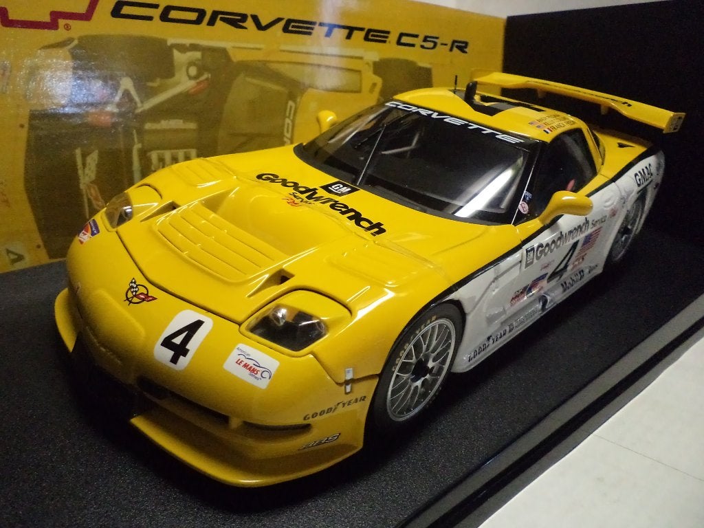 Chevrolet Corvette C5-R Race Car 4 Pilgrim Collins Autoart, Enlèvement ou Envoi, Comme neuf, Voiture, Autoart
