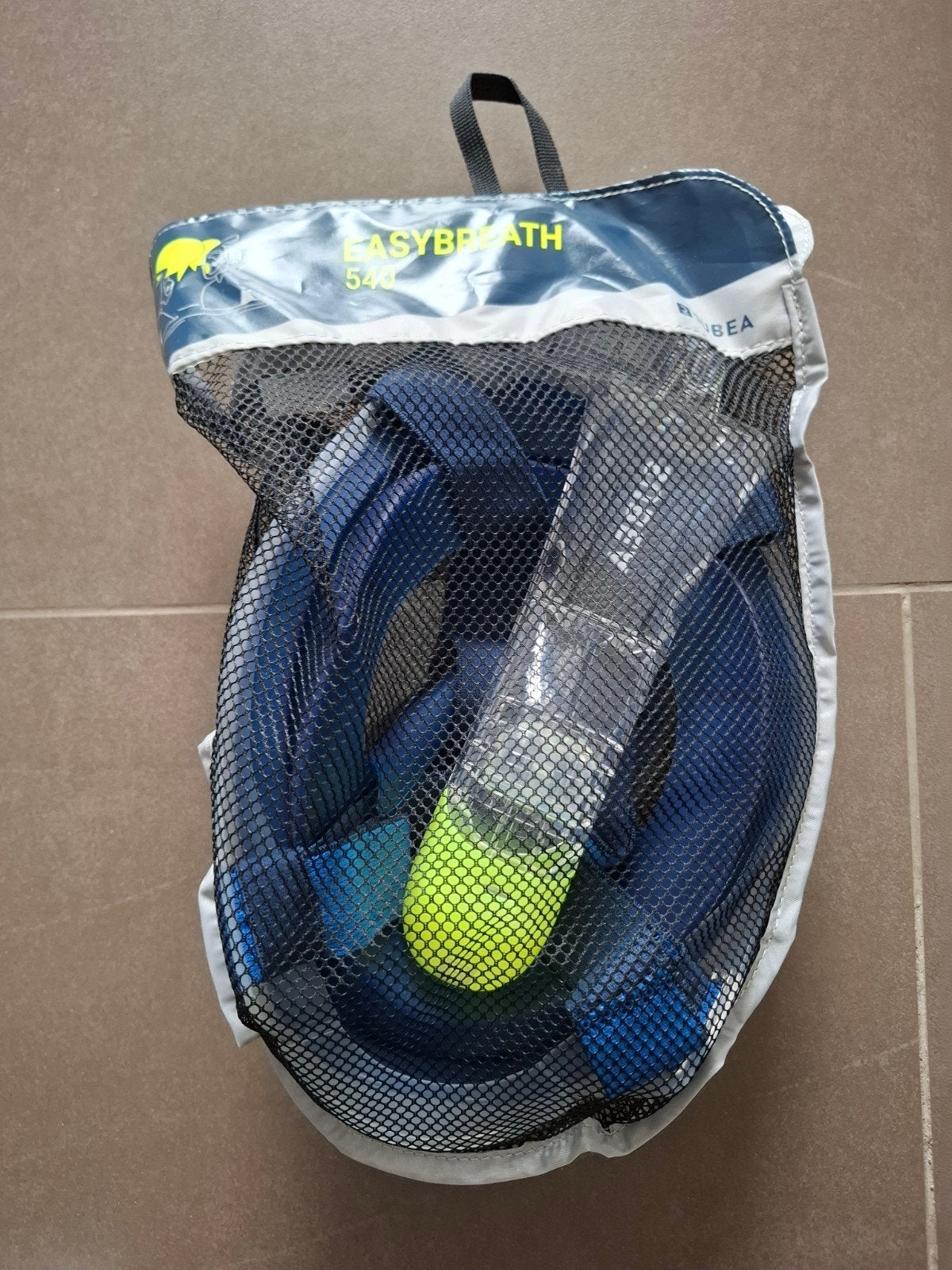 Easybreath duikmasker 540, Watersport en Boten, Ophalen of Verzenden, Zo goed als nieuw, Snorkelmasker