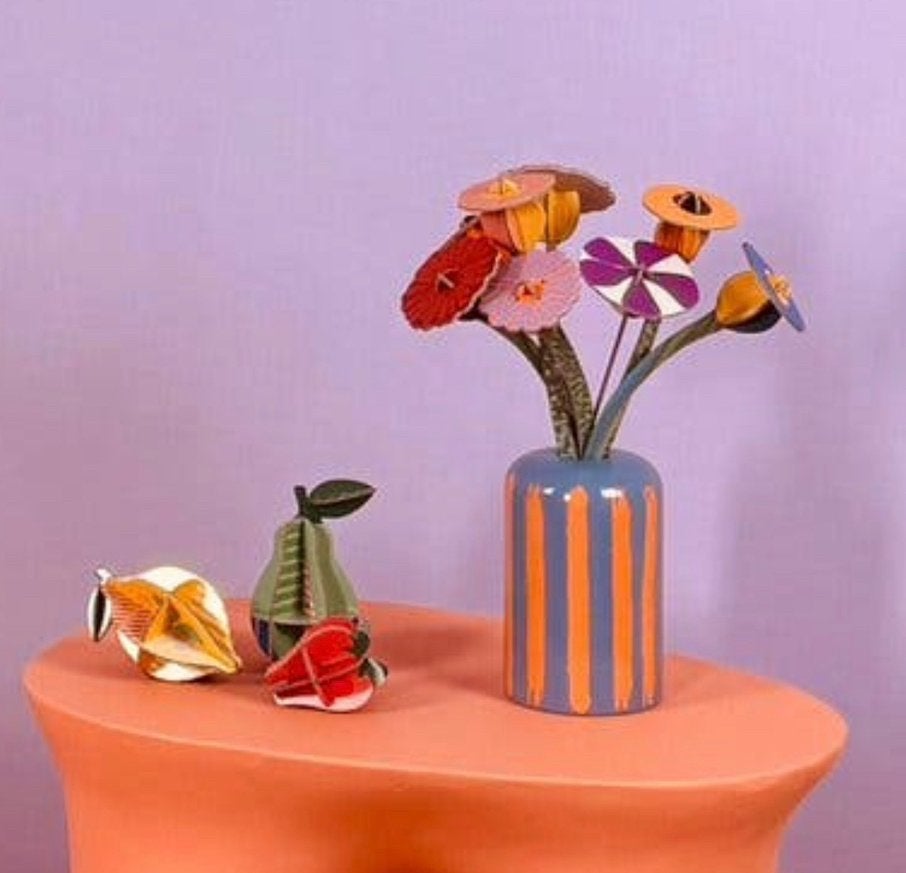 Vaasje, Huis en Inrichting, Woonaccessoires | Vazen, Ophalen, Zo goed als nieuw, Oranje