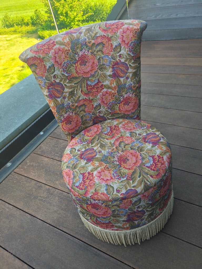 Vintage Boudoir Stoeltje, Ophalen