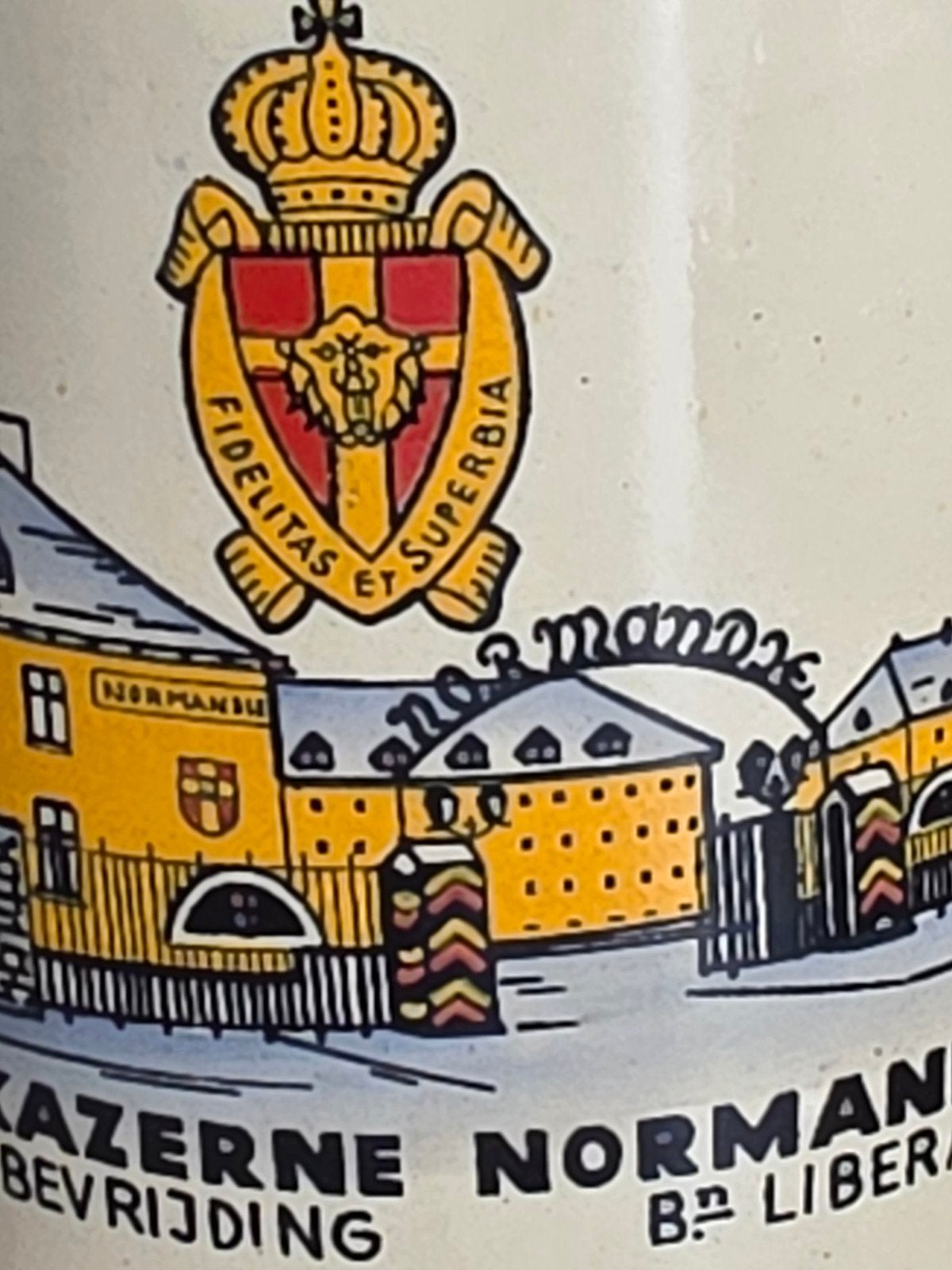 Kazerne Normandië Battalion Bevrijding Belgisch Leger, Verzamelen, Ophalen of Verzenden
