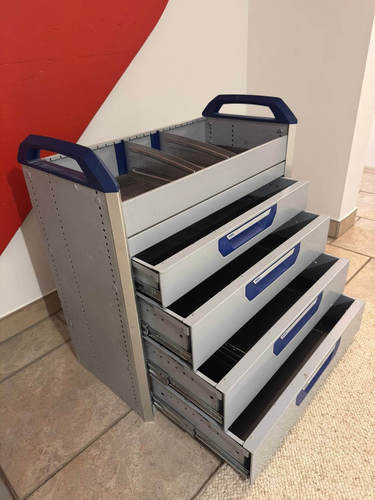 Sortimo, Huis en Inrichting, Kasten | Ladekasten, Gebruikt, 3 of 4 laden, Minder dan 100 cm, Metaal