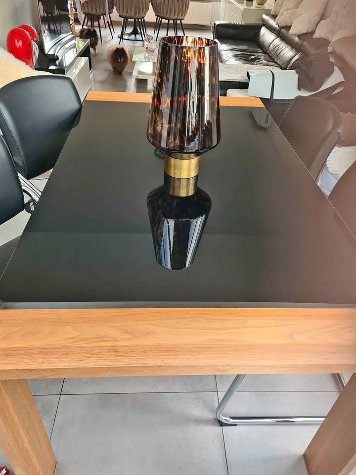 Eetkamerset Hulsta tafel met 4 stoelen, Ophalen, Gebruikt, 4 tot 6 stoelen