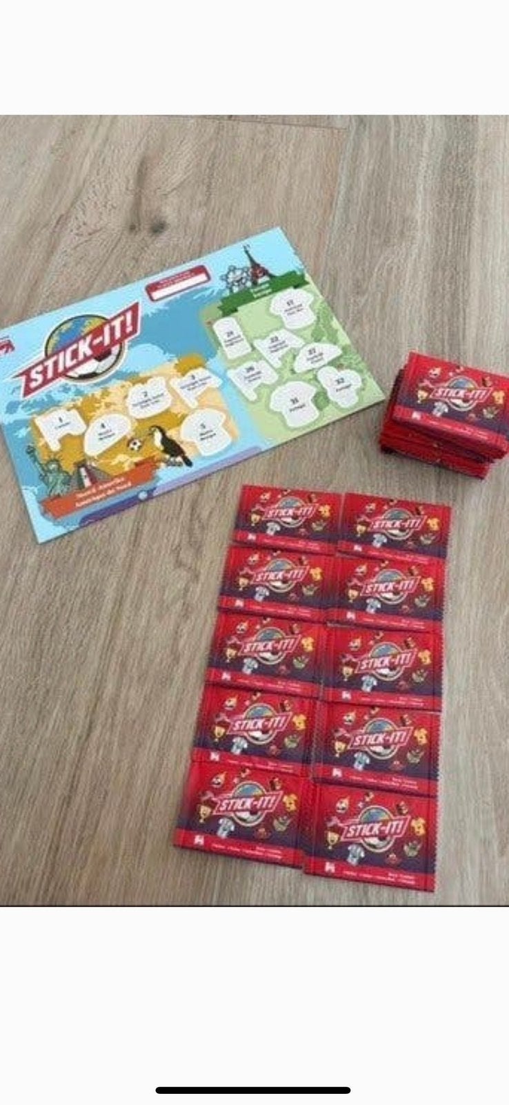Stick it zakjes 58x + poster  - Delhaize, Verzamelen, Ophalen of Verzenden, Nieuw, Sport