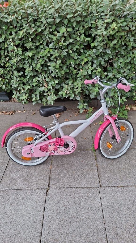 kinderfiets B-twin 16", Fietsen en Brommers, Ophalen, 16 tot 20 inch, Velgrem, Zo goed als nieuw