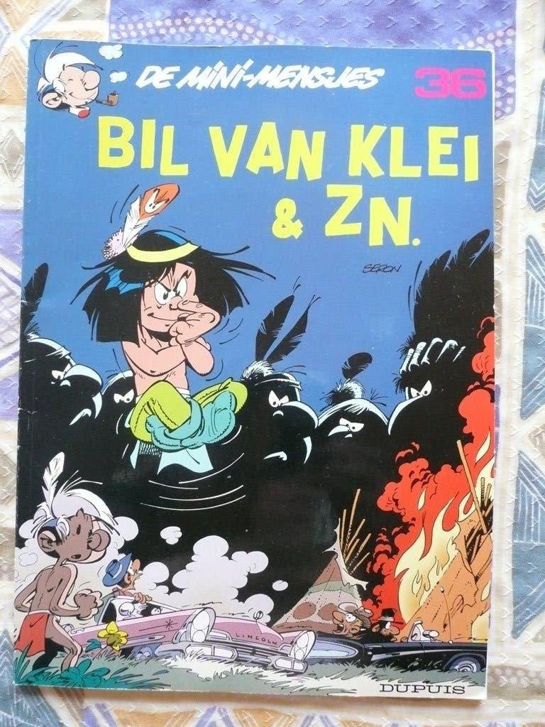 DE MINI-MENSJES 36 "BIL VAN KLEI & ZN." ENIGE DRUK 1999, Seron, Eén stripboek, Ophalen of Verzenden, Zo goed als nieuw