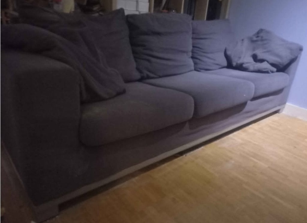 zetel in stof 3zit, Huis en Inrichting, Ophalen, Gebruikt, Stof