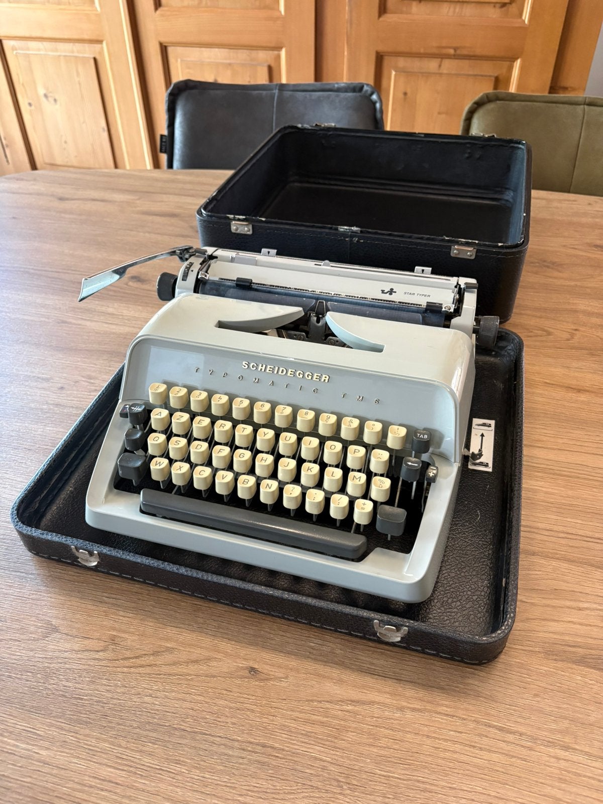 Scheidegger Typomatic TMS, Diversen, Typemachines, Ophalen, Zo goed als nieuw