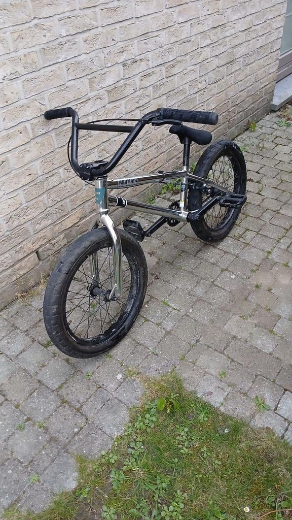 Kinder zilveren BMX, Ophalen, 16 tot 20 inch, Zo goed als nieuw, Fiend