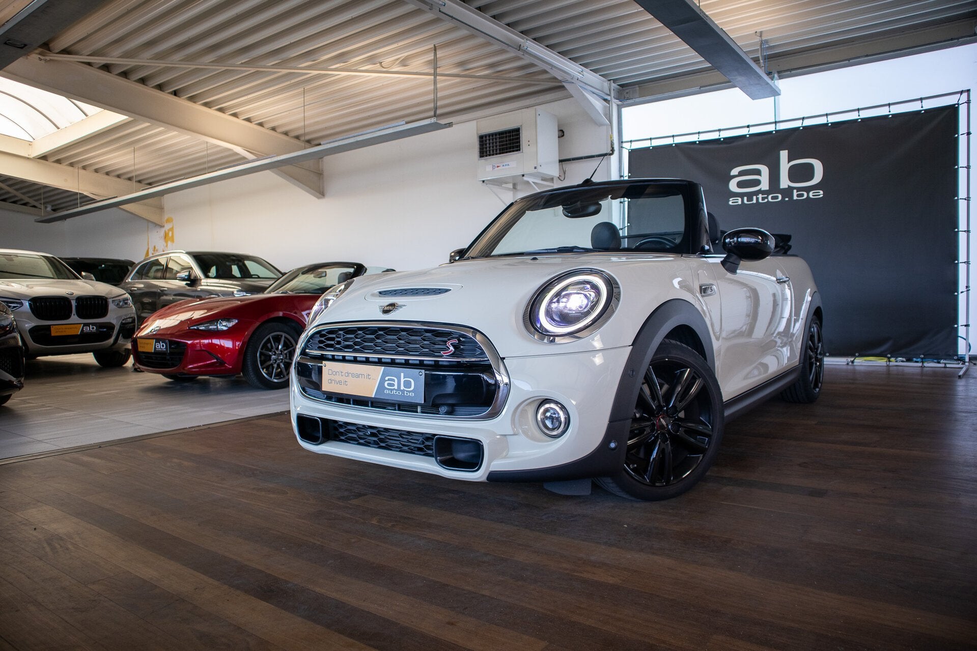 MINI Cooper S Cabrio 2.0, HARMAN/KARDON, LEDER, SPORTSTOELE, Auto's, 0 kg, 4 zetels, Isofix, 4 cilinders