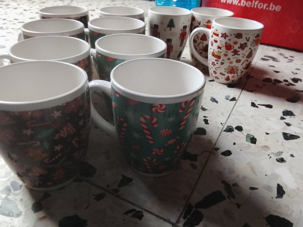 Mug de Noël(11 pièces), Neuf, Enlèvement ou Envoi, Mug, Autres styles
