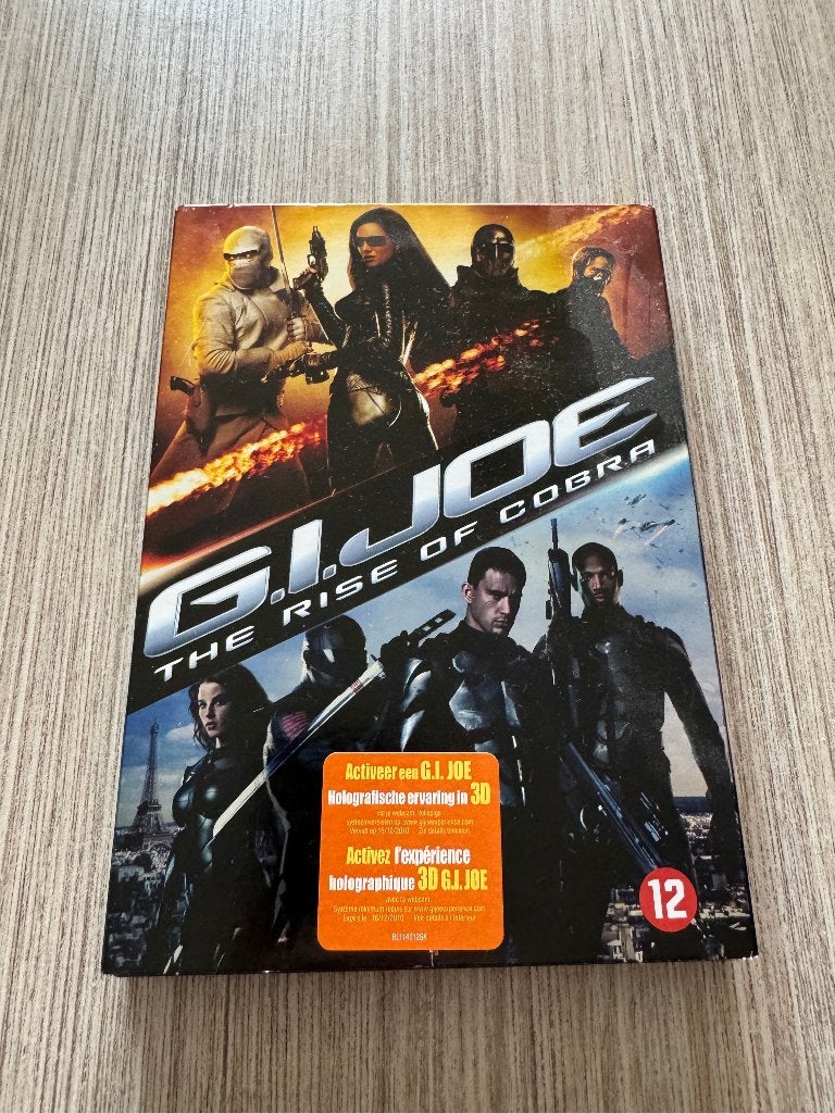 G.I. Joe: The Rise of Cobra, Actie, Zo goed als nieuw, Vanaf 12 jaar, Inclusief boekje