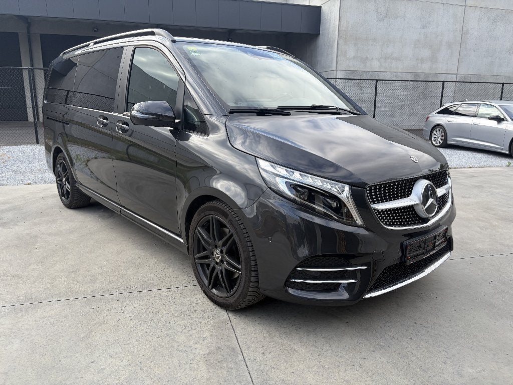 Cargo léger Mercedes V220, Autos, Camionnettes & Utilitaires, Cuir, Euro 6, Noir, 159 g/km