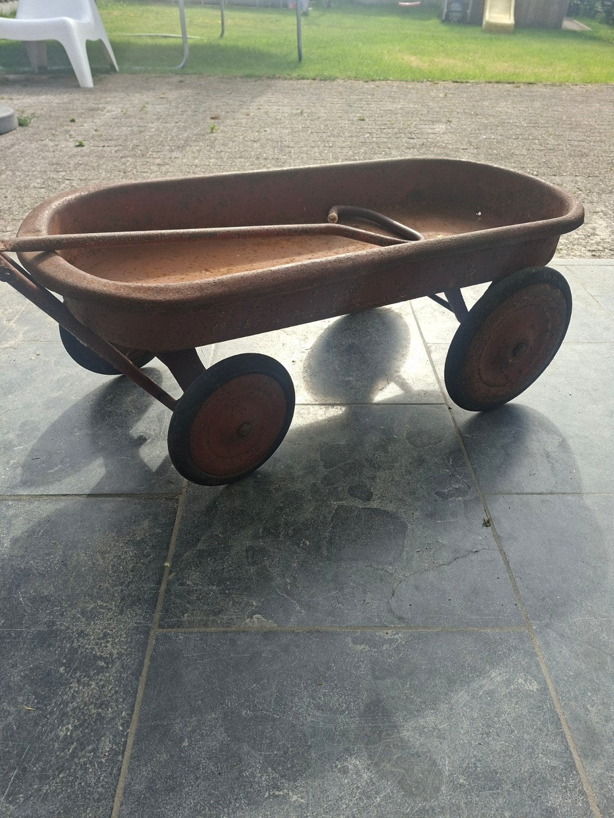 Oude bolderkar, Enlèvement