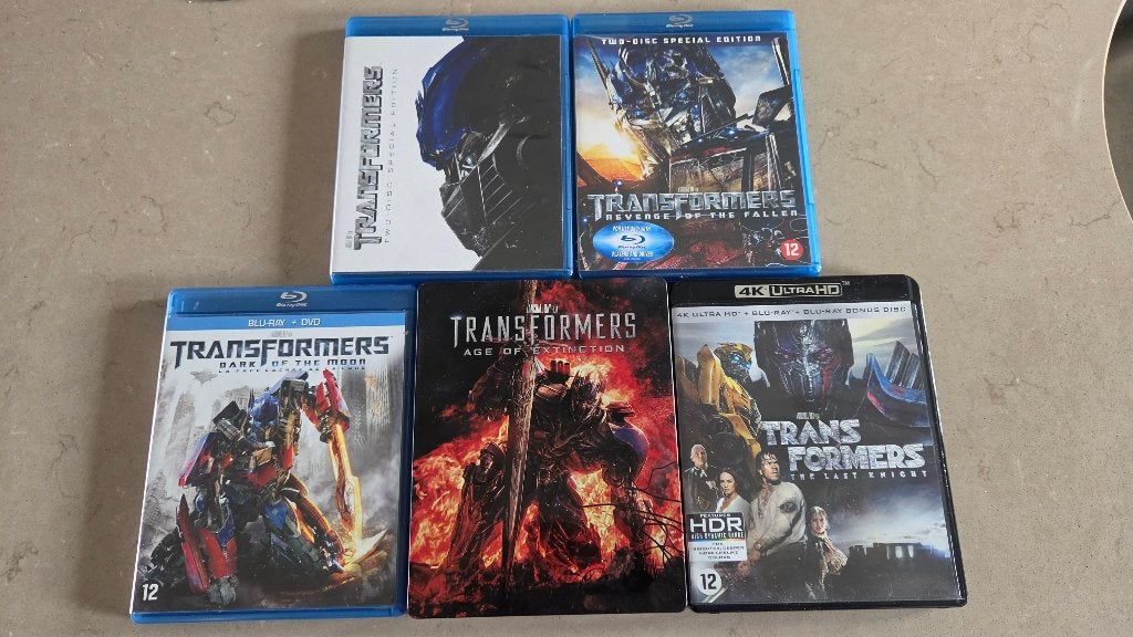 Transformers blu ray 4k uhd box, Cd's en Dvd's, Engels, Nederlands, Boxset, Ophalen of Verzenden