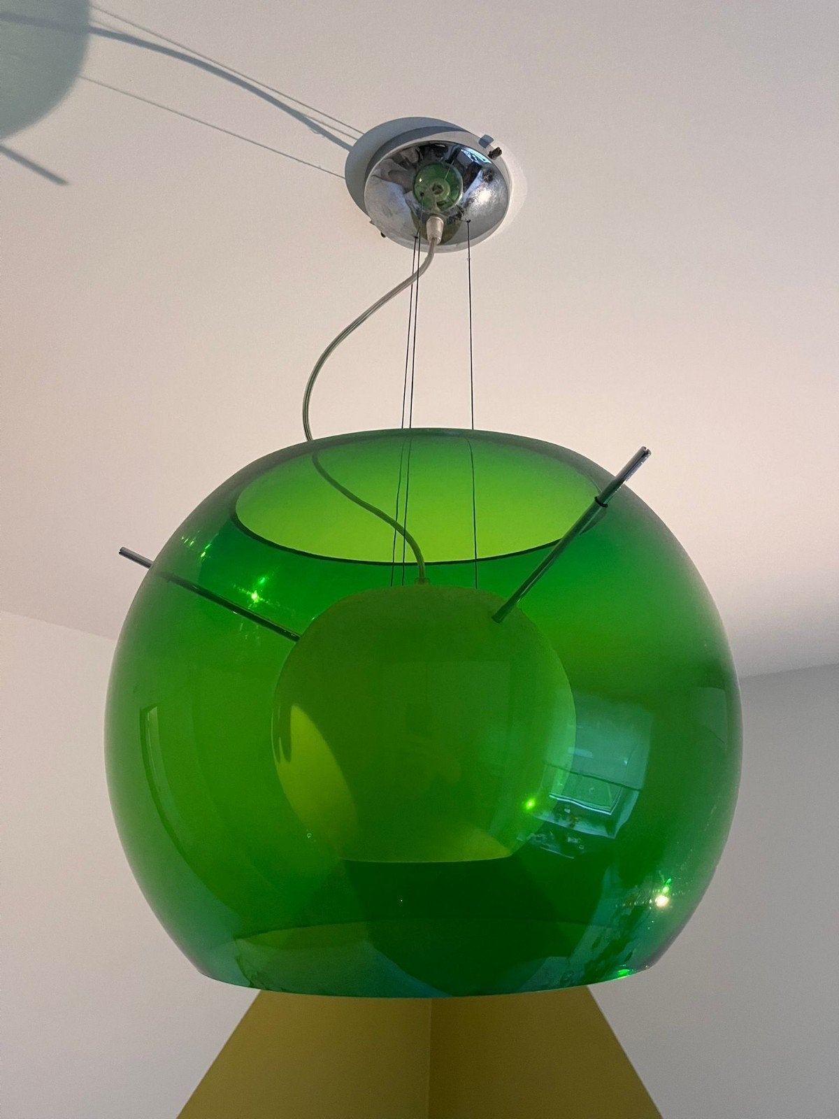 Lampe lustre Maurizio Ferrari Bolla Gialla Design, Enlèvement