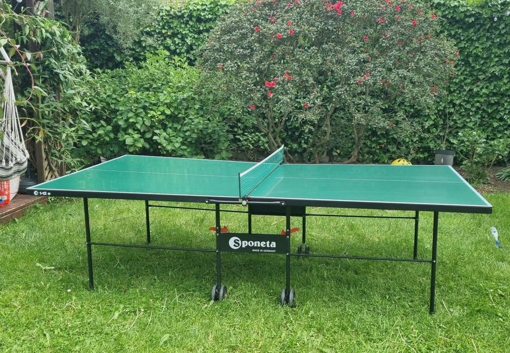 Pingpong tafel (gereserveerd), Sport en Fitness, Tafeltennis, Ophalen, Zo goed als nieuw, Tafel Outdoor, Verrijdbaar