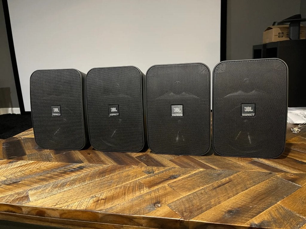 4x JBL Control X buitenspeakers zwart (passief), Audio, Tv en Foto, Luidsprekerboxen, 150 watt of meer, Gebruikt, JBL, Speakerset