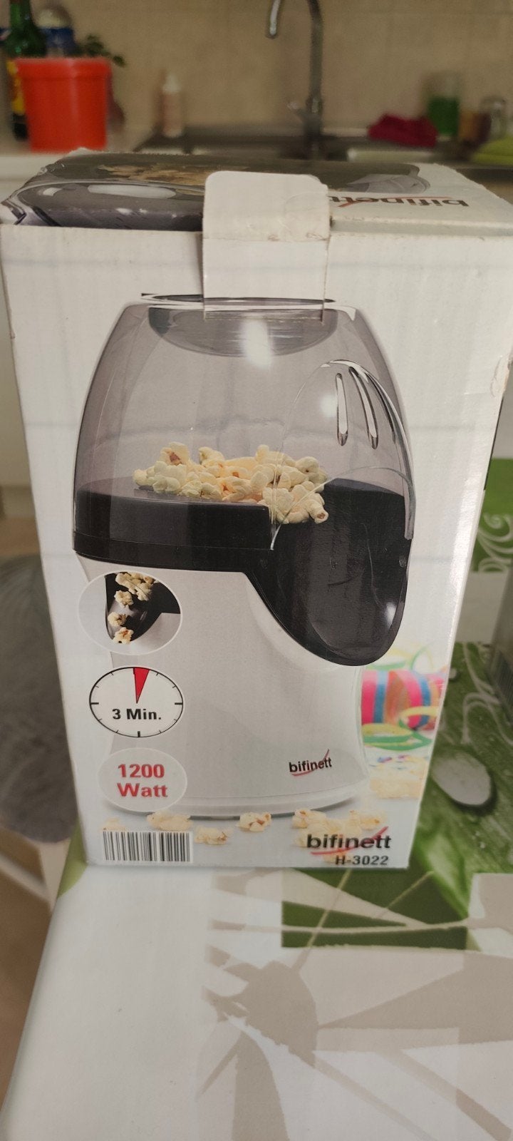 machine à popcorn à air chaud Bifinett H-3022.