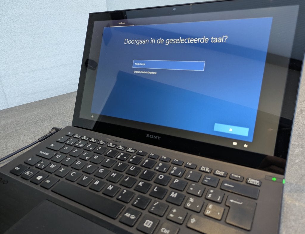 Laptop Sony Vaio Pro 13 – Model SVP132A1CM – AZERTY, Computers en Software, Windows Laptops, Ophalen, Intel i3 core, Gebruikt