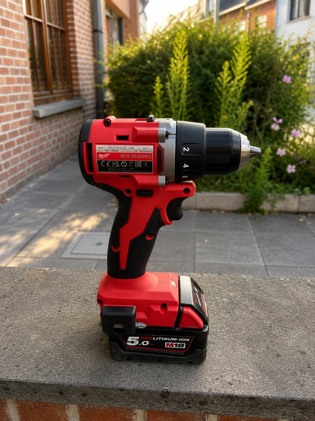 Milwaukee M18 BLDDRC 18V boormachine / schroefboormachine., Ophalen, Zo goed als nieuw, Boormachine