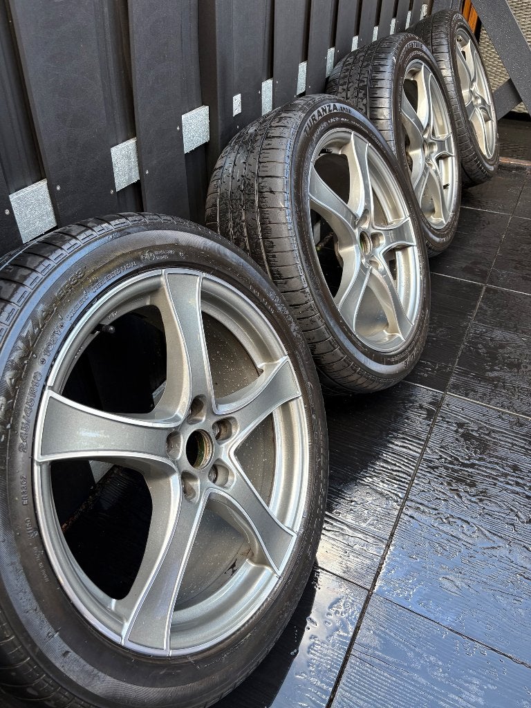 Borbet LV5 19 Inch Velgen 5x114.3 Mazda Hyundai Kia Tesla 3, Auto-onderdelen, 245 mm, Banden en Velgen, Zomerbanden, Ophalen