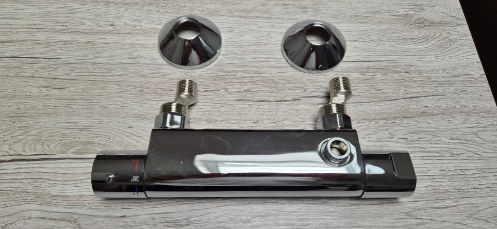 Thermostatische kraan, Doe-het-zelf en Bouw, Ophalen, Nieuw, Chroom, Kraan