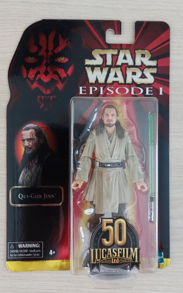 Star wars black series qui gon jinn 50th anniversary, Verzamelen, Star Wars, Ophalen of Verzenden, Nieuw, Actiefiguurtje