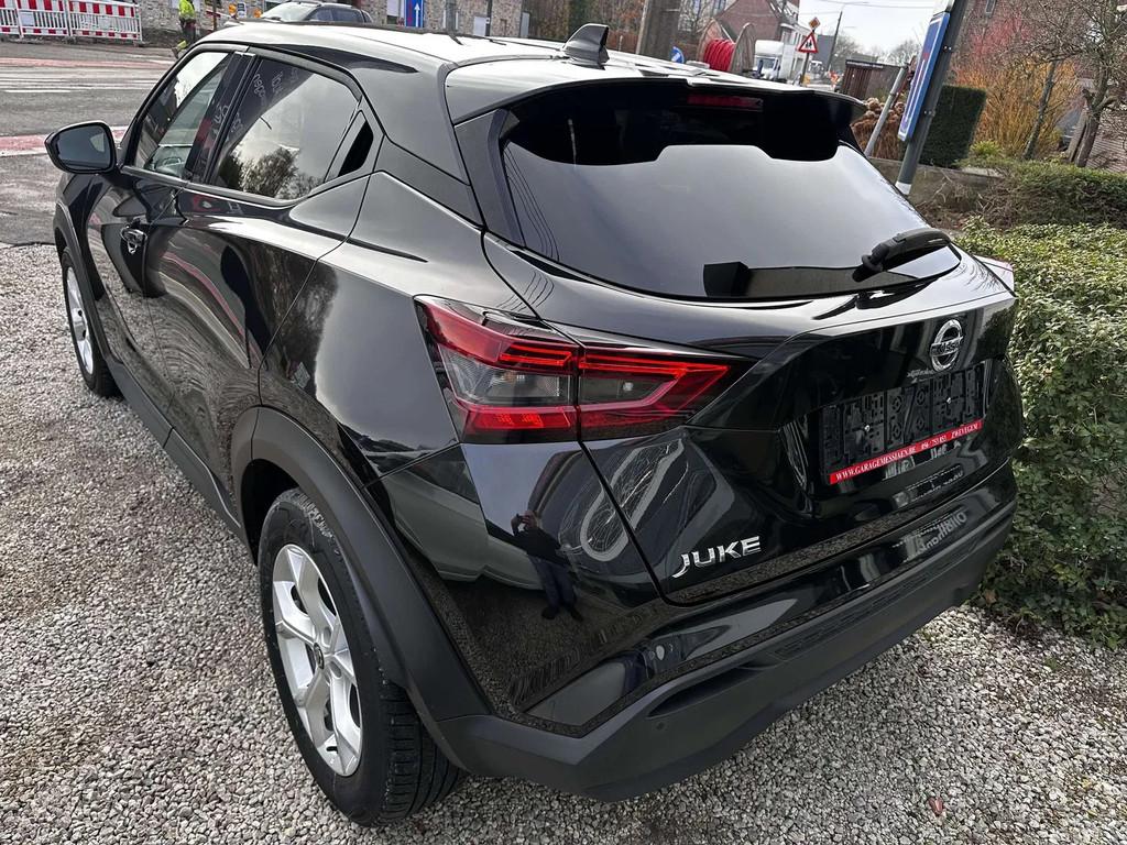 Nissan Juke Juke 1.0 DIG-T N-Connecta (bj 2021), Auto's, Stof, Gebruikt, 1700 kg, Zwart