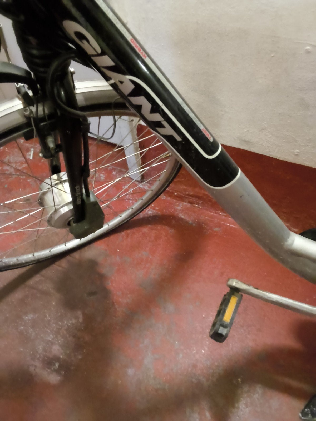 Giant elektrische damens fiets, Ophalen